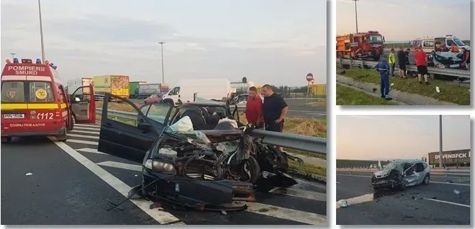 UPDATE: Şoferul care a ucis trei oameni, între care un copil, a fost prins (GALERIE FOTO)