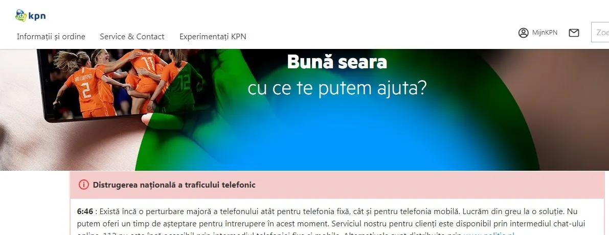 Haos în Olanda, telefonia nu mai funcţionează, cea mai mare criză din istorie