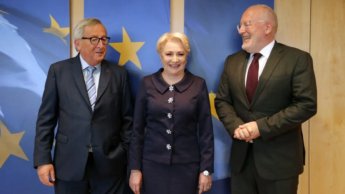 Viorica Dăncilă, noi promisiuni la Bruxelles: Nu vor mai exista schimbări în Justiție!