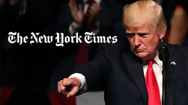 Trump îi acuză pe jurnaliștii de la New York Times de TRĂDARE. Care e motivul