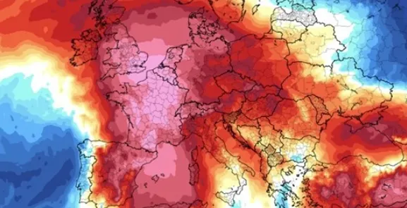 Val de căldură EXCESIVĂ, în Europa. Este COD VIOLET de caniculă!
