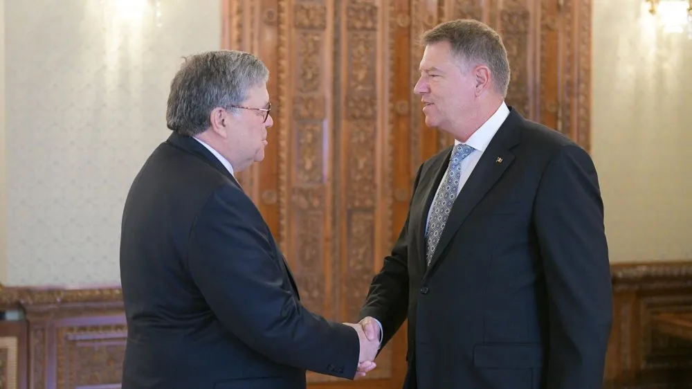 Klaus Iohannis, față în față cu procurorul general al SUA. Mesajul important transmis României 