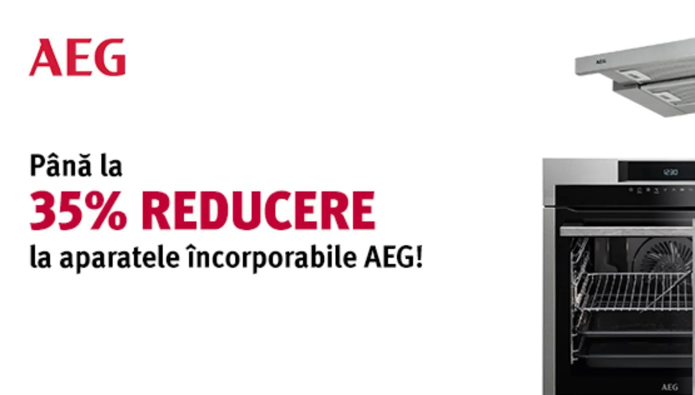 Altex - Electrocasnicele incorporabile au reduceri de pana la 35%