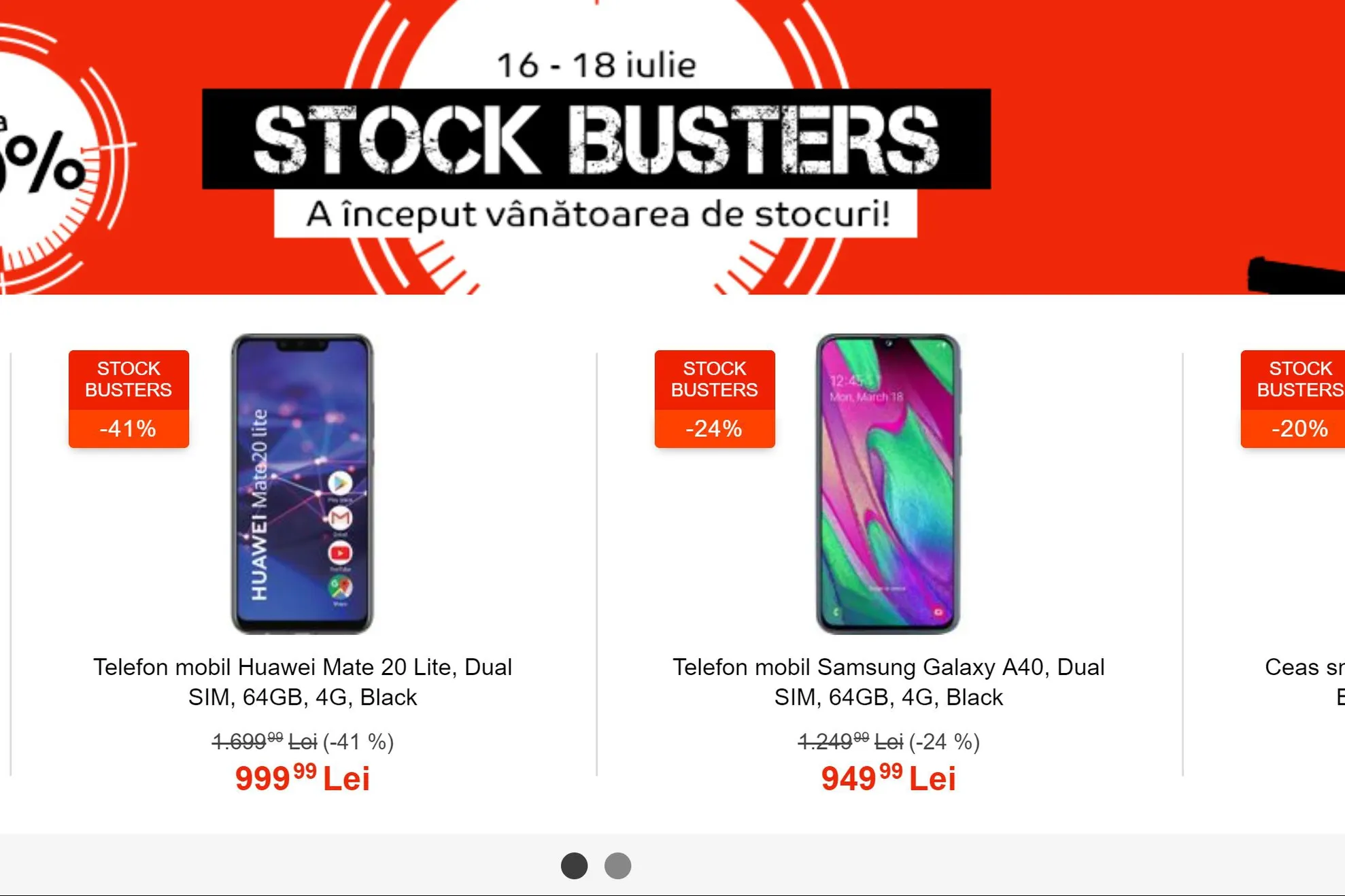 eMAG Stock Busters – Una dintre cele mai mari promotii din acest an
