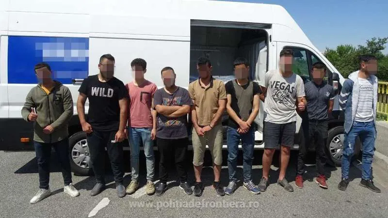 Nouă irakieni au încercat să intre ilegal în România