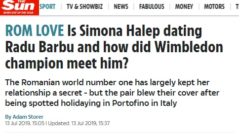 „Cine este iubitul Simonei Halep?”. Ce spune presa britanică despre o posibilă relație a româncei  