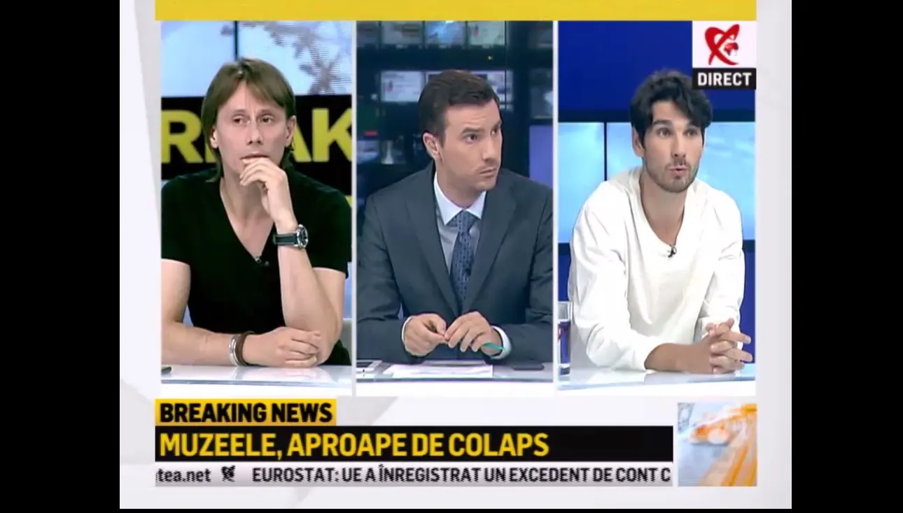 Actorii Marius Manole și Anghel Damian, la Realitatea TV