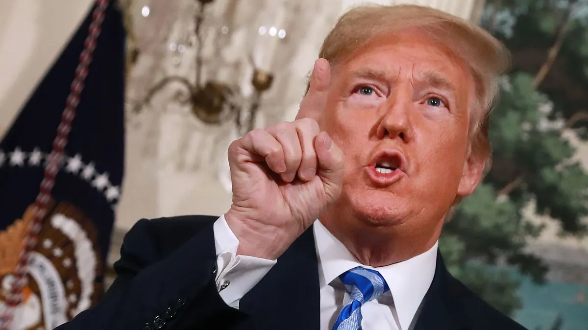Trump dă asigurări că nu vrea schimbarea regimului de la Teheran