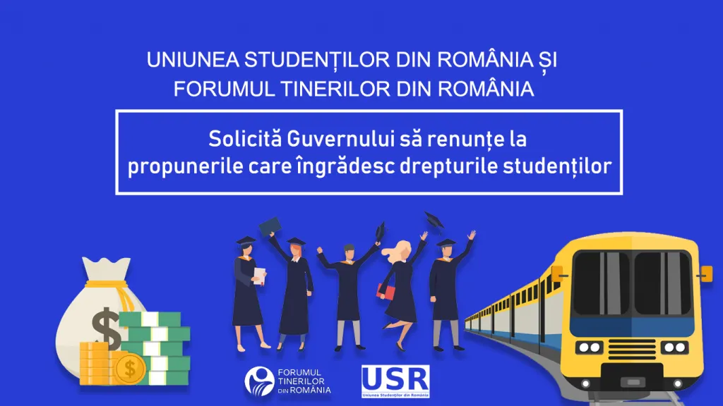 Studenții cer Guvernului să nu le limiteze facilitățile 