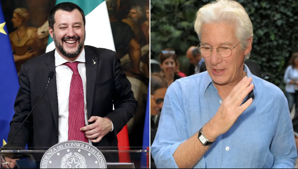 Vicepremierul Italiei, răspuns agresiv pentru Richard Gere: Să-i ducă pe migranți la Hollywood
