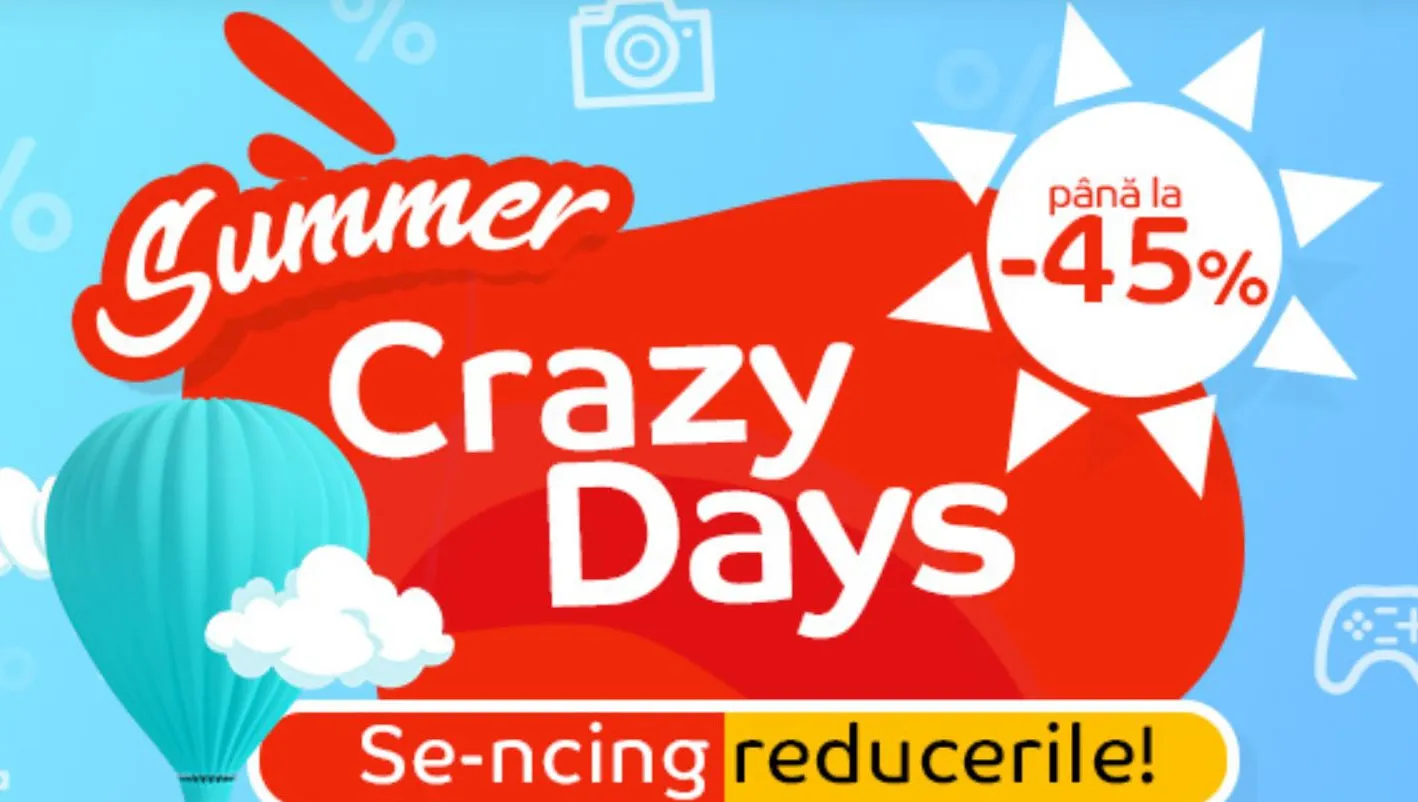 eMAG Summer Crazy Days - Cresc temperaturile, scad preturile