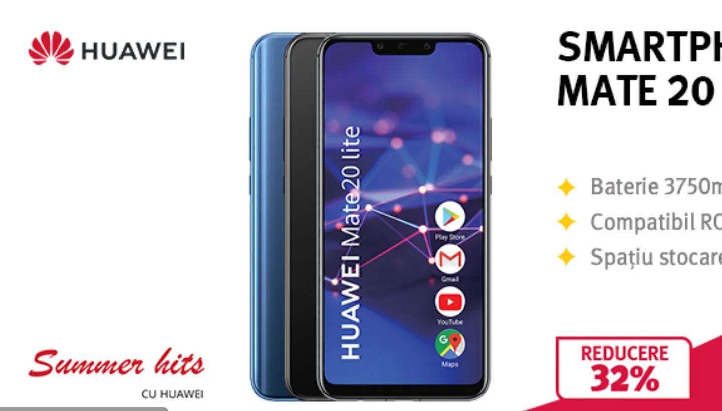 Altex - Lista preturilor pentru telefoanele Huawei