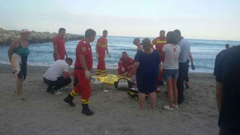 Bărbat înecat în mare la Eforie Nord