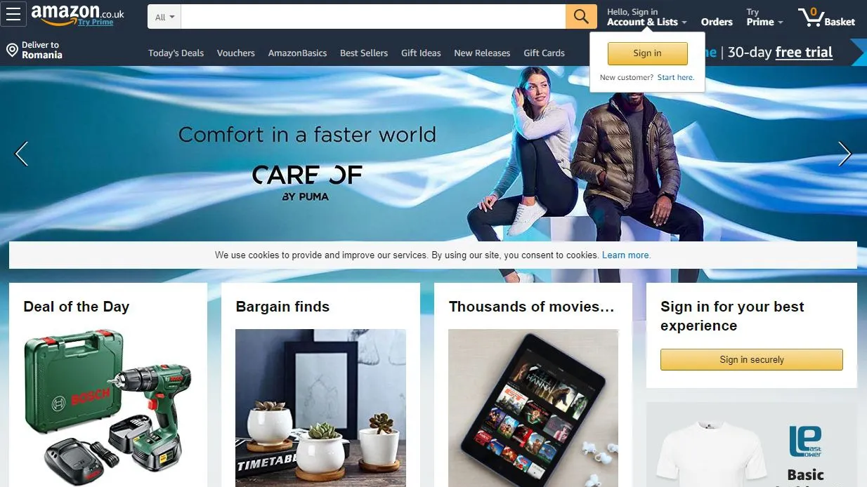 Amazon in Romania - Care e site-ul de pe care comanzi pentru a avea livrare rapida