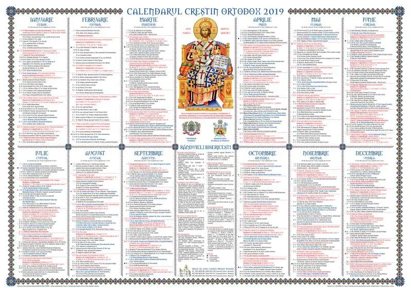 Calendar ortodox octombrie 2019. Ce sărbători cu cruce roșie sunt în octombrie?