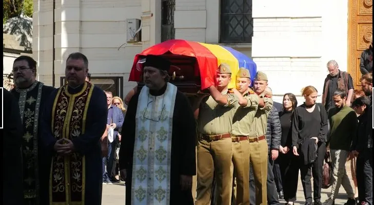 Alexandru Darie, înmormântat la Cimitirul Bellu din Capitală