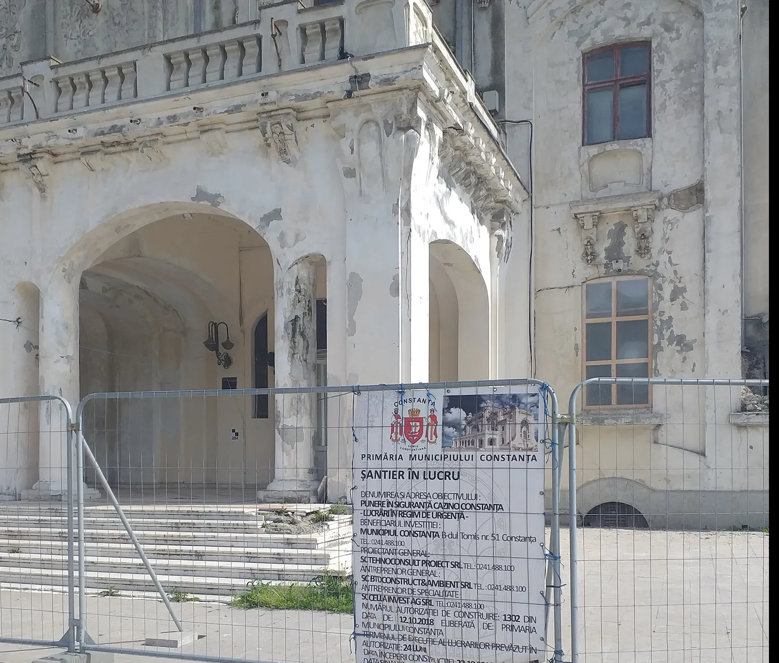 Dăncilă promite în campanie că unul dintre simbolurile țării, Cazinoul din Constanţa, va fi refăcut
