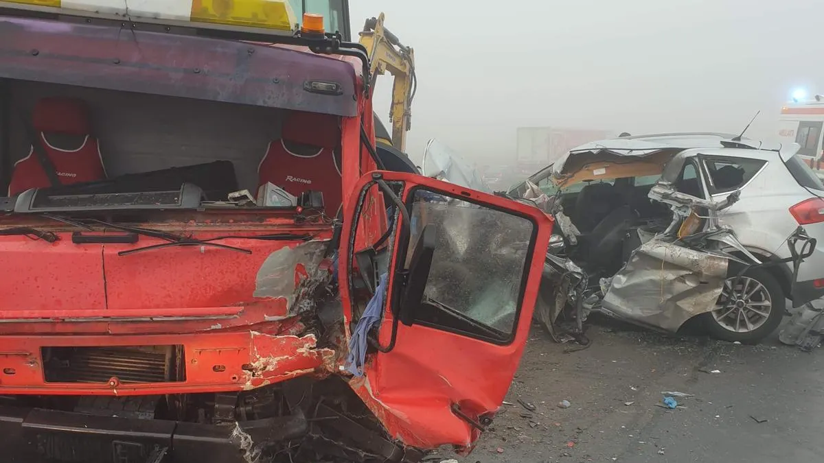 Accident groaznic! Sunt cinci victime