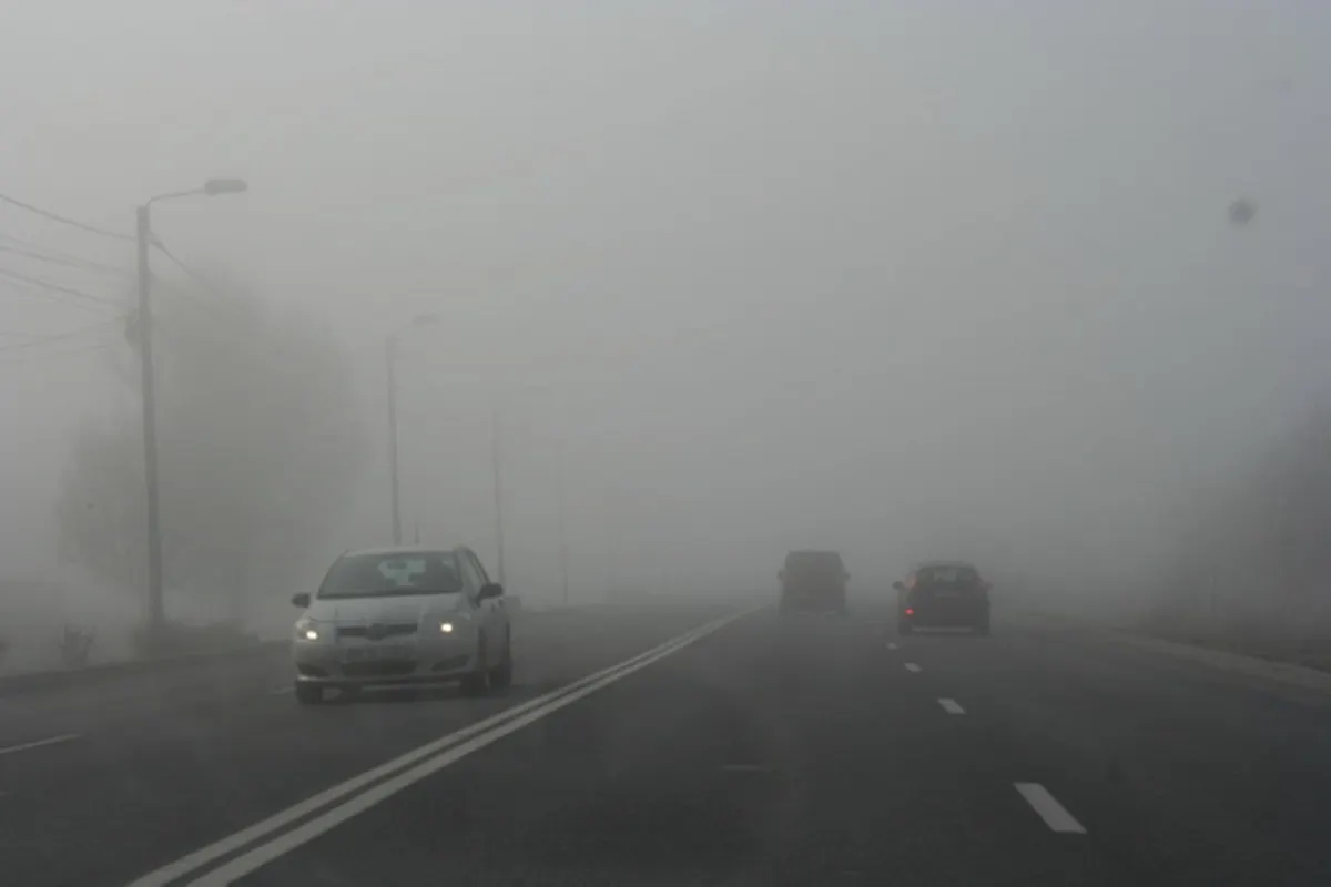 ALERTĂ! Cod galben de ceață și burniță în mai multe județe