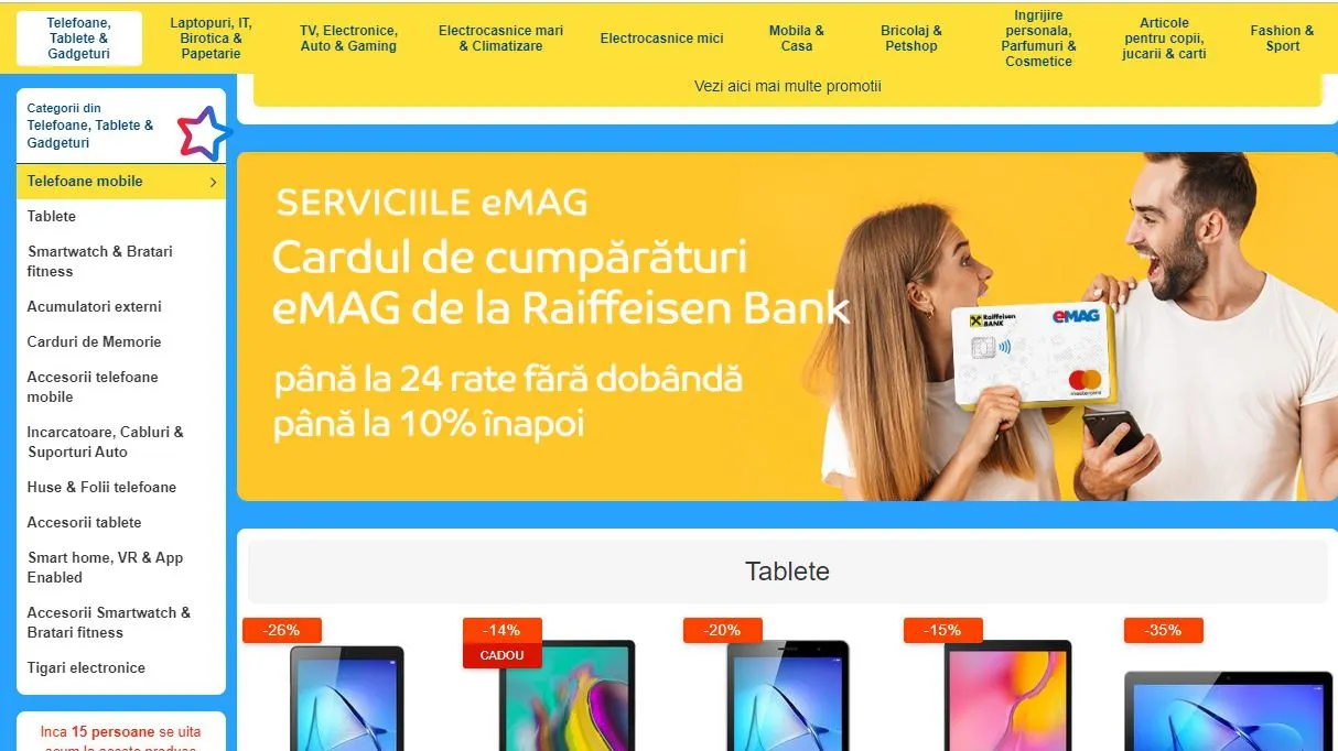 eMAG – Review la tablete – Care sunt cele mai apreciate de catre clienti