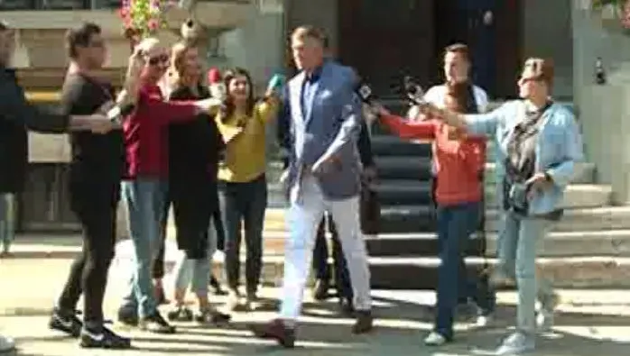 Klaus Iohannis a ignorat presa care l-a așteptat câteva ore