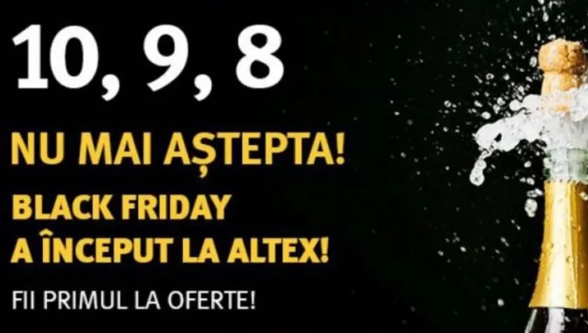 Black Friday la Altex a inceput deja