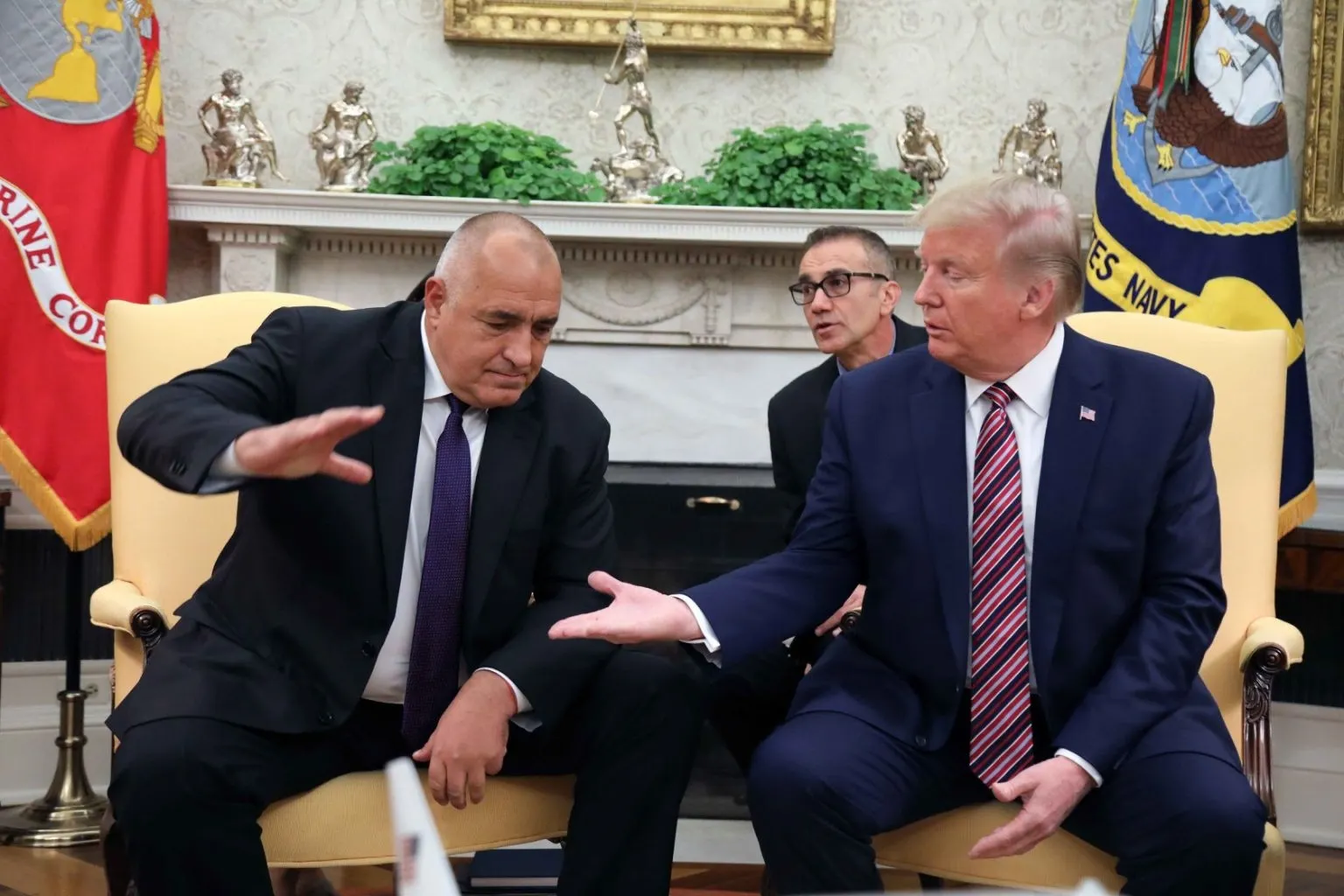 Boiko Borisov a bătut palma cu Donald Trump: NATO poate folosi portul Varna