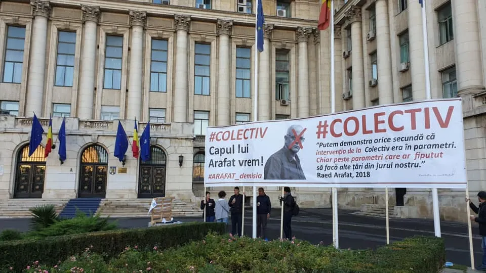 Noul ministru de Interne, întâmpinat cu un protest: „Capul lui Arafat vrem!”
