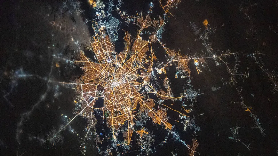 Imagine extraordinară de la NASA. Bucureștiul, văzut din spațiu