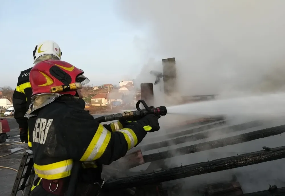 Incendiu violent, la o fostă benzinărie din Arad: o victimă