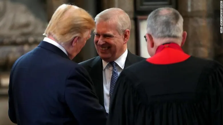 Donald Trump, pus în dificultate de prințul Andrew, acuzat de abuz sexual 