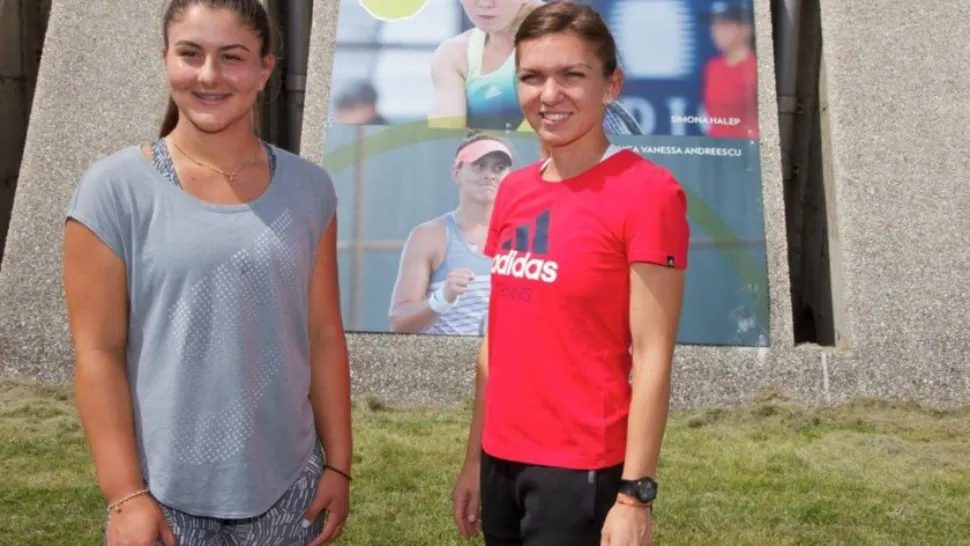 FOTO | Halep şi Andreescu, în galben la Melbourne! Look fresh oferit de sponsorul tehnic