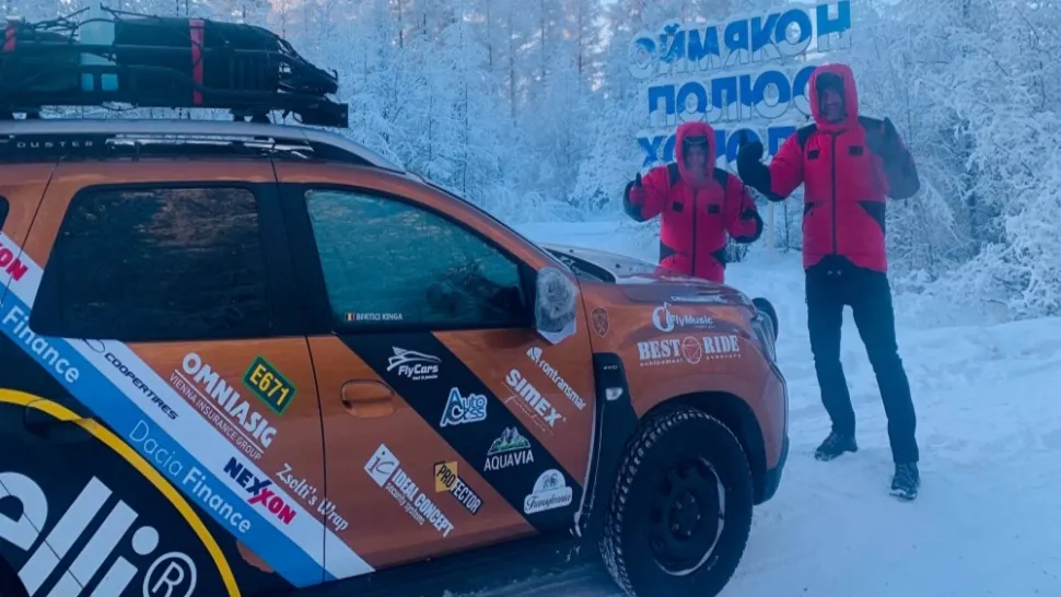 Sătmărenii Bertici au ajuns la polul frigului din Siberia