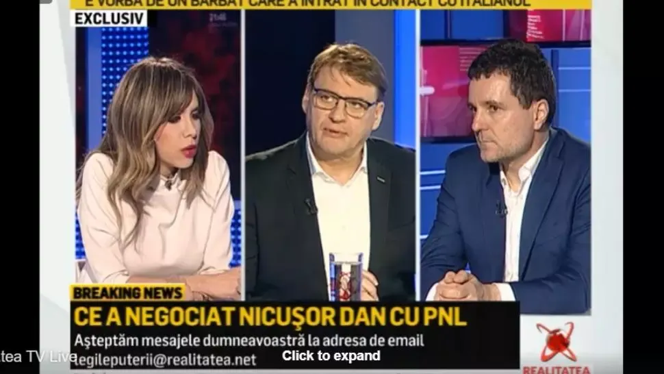 nicusor dan realitatea plus