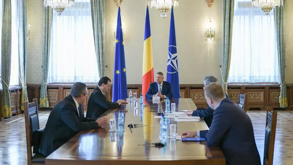 Coronavirus. Iohannis, ședință de urgență cu Orban, Vela și Costache și directorii de spitale Foto: presidency.ro