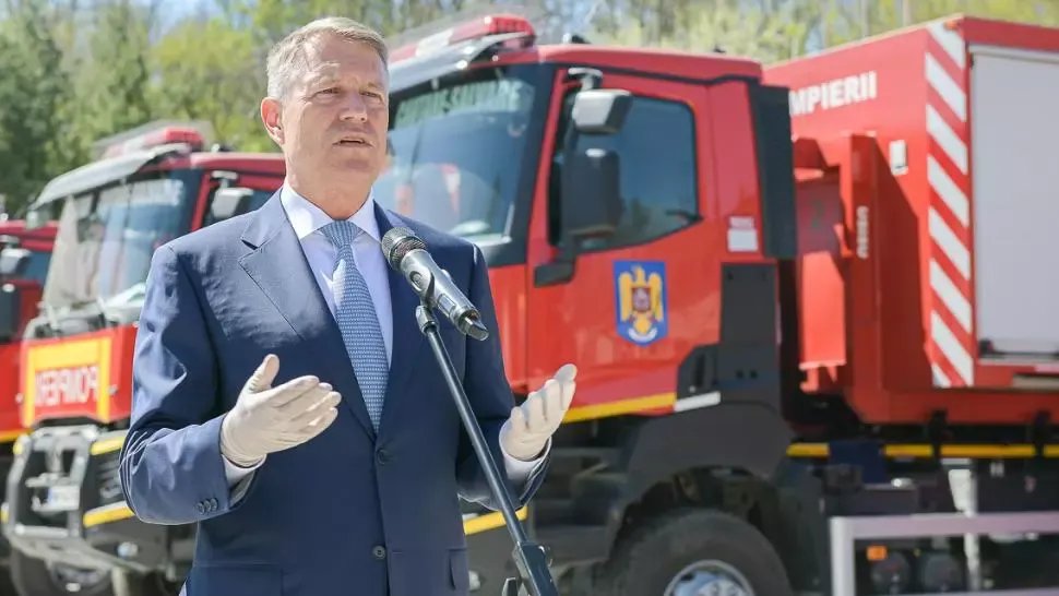 Klaus Iohannis, în vizită la Centrul Național de Conducere și Coordonare a Intervenției 