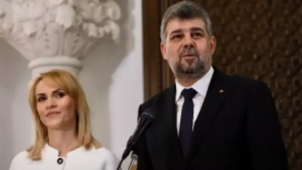 Gabriela Firea și Marcel Ciolacu