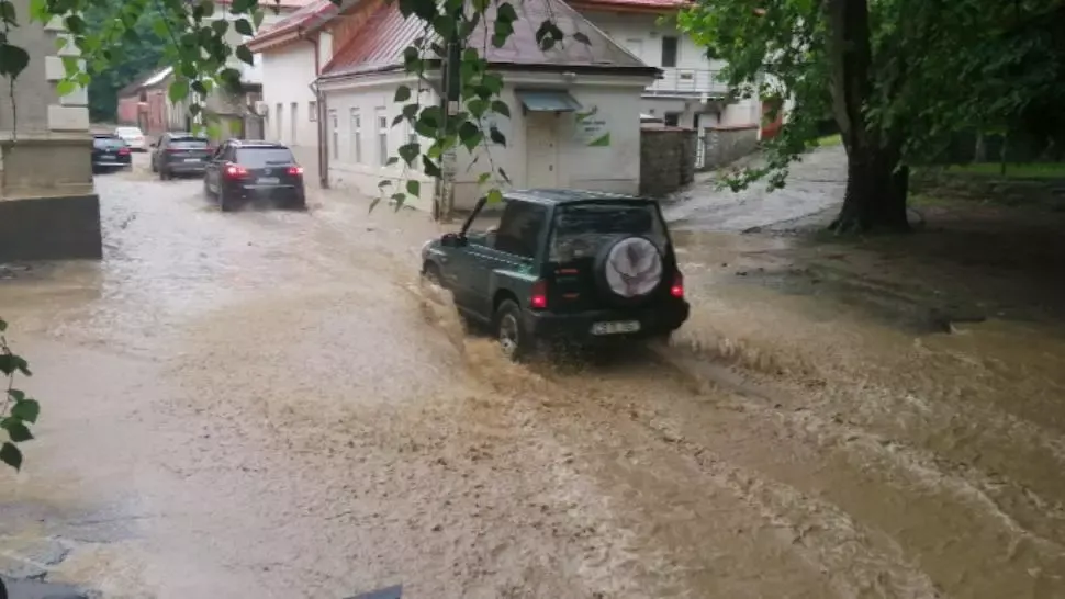 Inundații Oravița, jud. Caraș-Severin