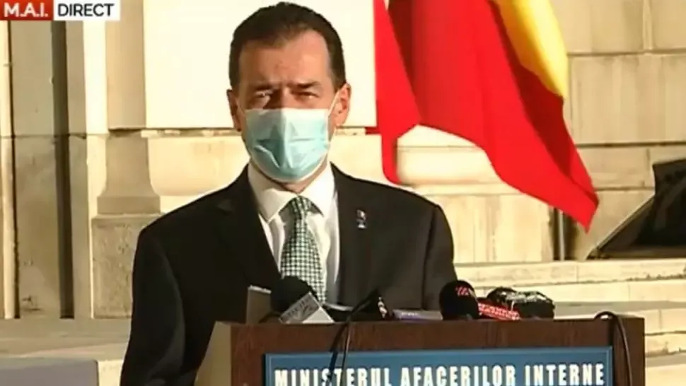 Premierul Ludovic Orban a anunțat, marți, după ședința de la Ministerul de Interne, intensificarea tuturor măsurilor de control