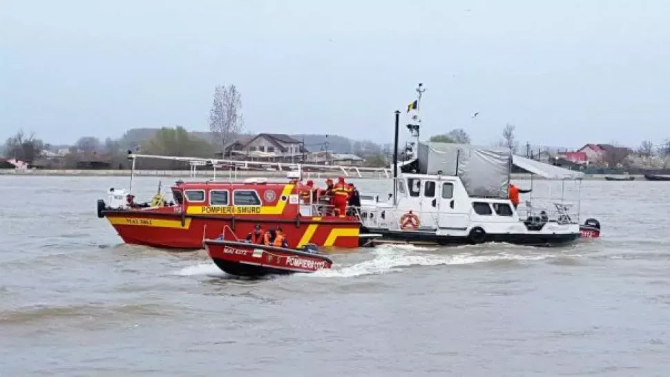 Accident naval cu mai multe ambarcațiuni în Tulcea. 13 persoane sunt rănite! A fost activat PLANUL ROȘU de intervenție