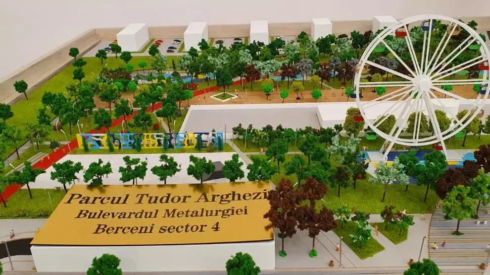 Cum va arăta parcul de 27.627 mp, construit de Primăria sectorului 4 la intersecția bulevardului Metalurgiei cu strada Drumul Dealul Bisericii