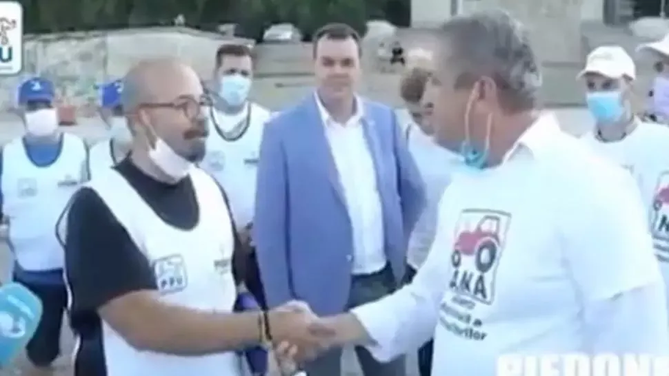 Popescu Piedone, suspect de COVID pentru tribunal, sănătos pentru alegători