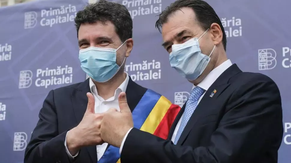 Nicușor Dan și Ludovic Orban
