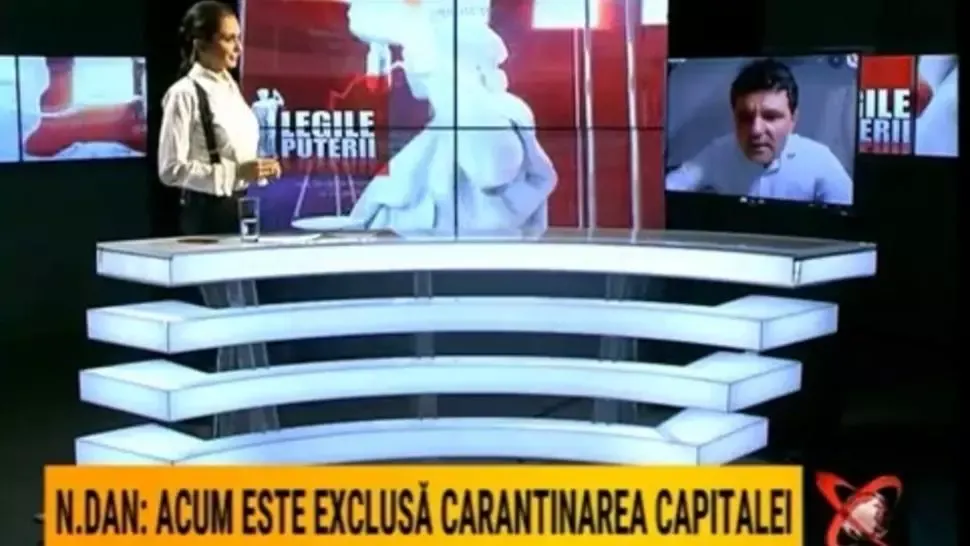 Nicușor Dan, la “Legile Puterii”: Sistemul e la limită în ceea ce privește Terapia Intensivă. Un om din 300 e infectat!