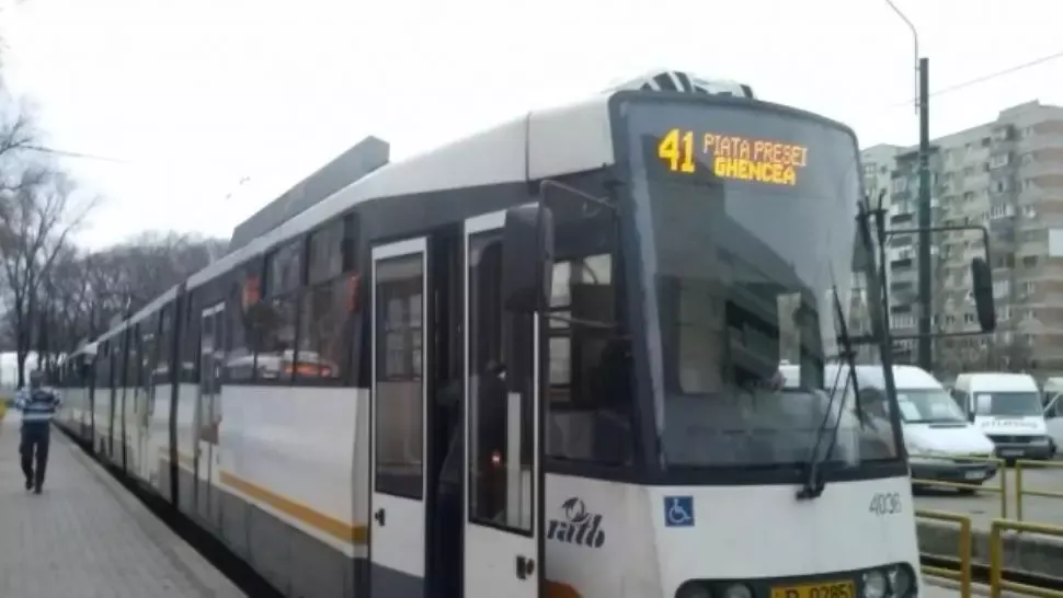 Circulația tramvaiului 41, SUSPENDATĂ, de astăzi. Anunț important de la STB