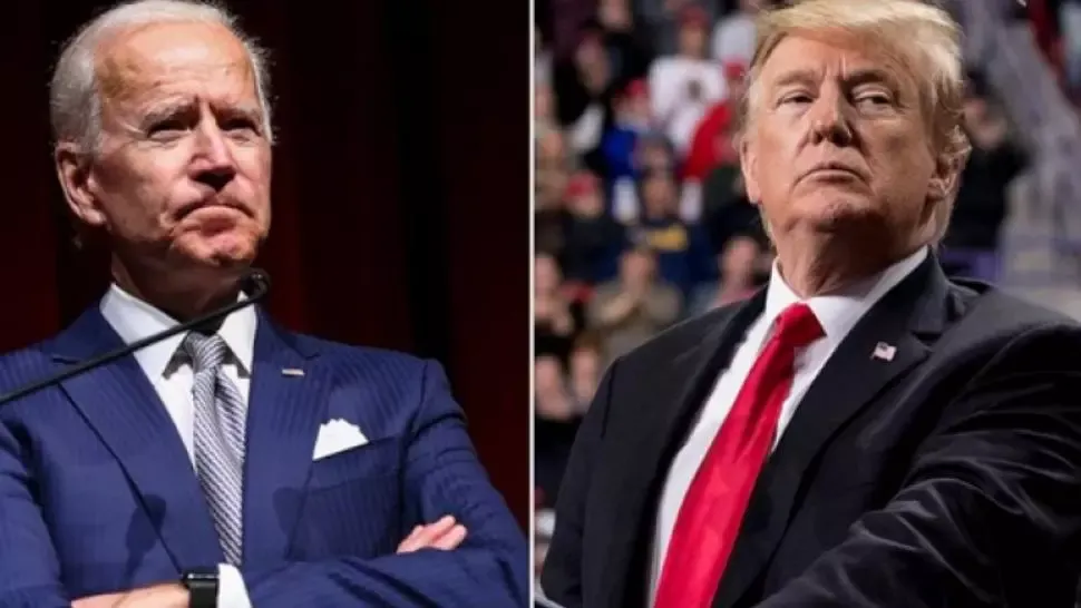 Joe Biden vs Donald Trump - imagine de arhivă