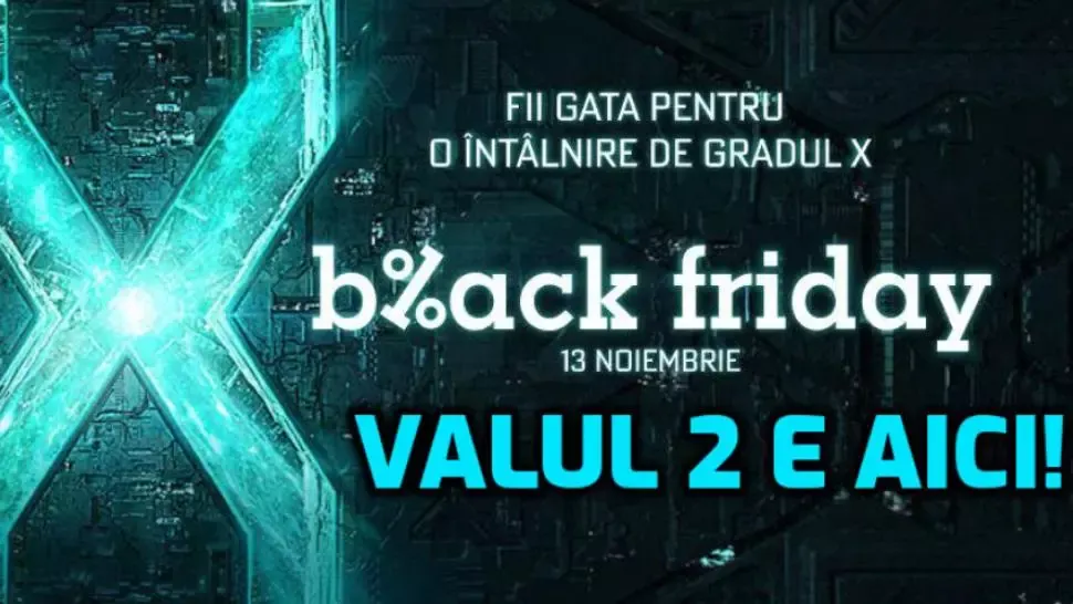 Valul 2 de reduceri eMAG Black Friday a început la orele prânzului pe emag.ro