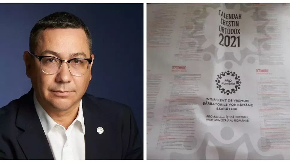 Ponta, prins că-și face campanie cu calendare ortodoxe. Reacția fermă a Patriarhiei