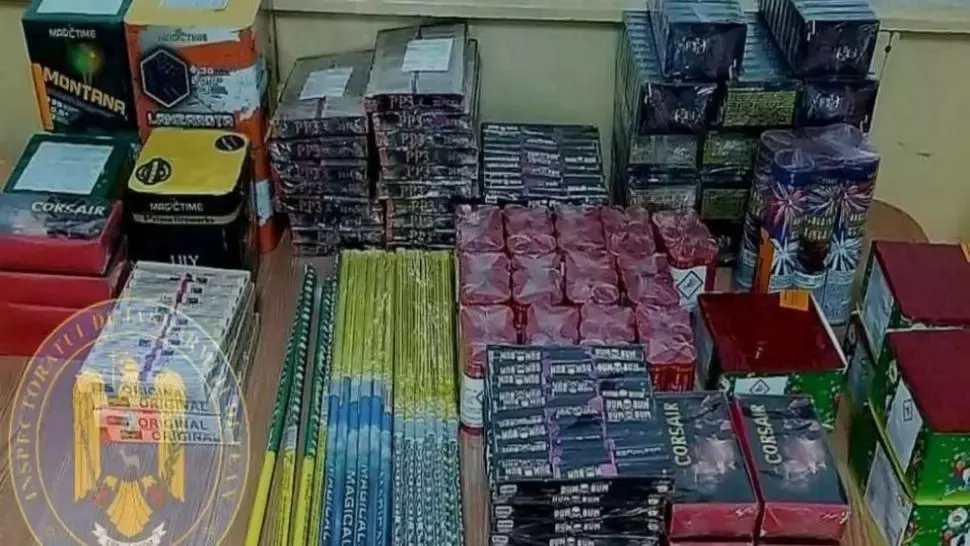 Mii de artificii și petarde, confiscate de jandarmii dâmbovițeni