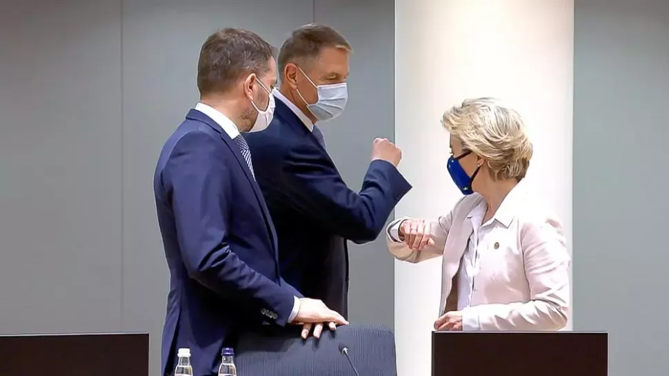 Președintele Klaus Iohannis la summitul de la Bruxelles. Foto: Twitter